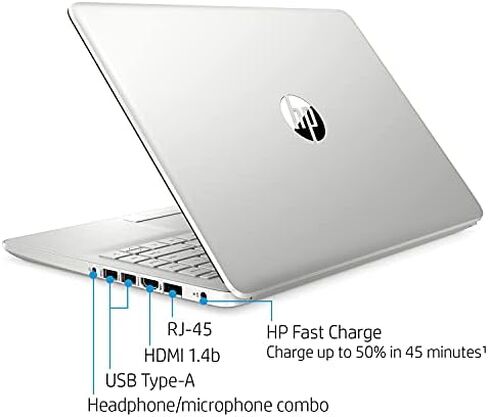HP Pavilion Laptop (2022 Model), 14" FHD IPS NonTouch Display, AMD Ryzen 3 3250U, 8GB RAM, 128GB SSD, Micro-Edge, Thin & Portable, Micro-Edge & Anti-Glare Screen, Long Battery Life, Win 11 in Saudi Arabia