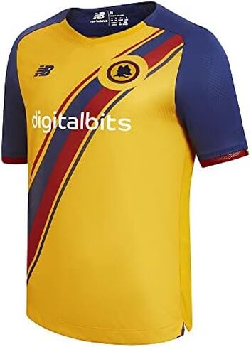 قميص جيرسيه رجالي باكمام قصيرة من روما 2022/23 مناسب للمنزل (عبوة من قطعة واحدة) in Kuwait