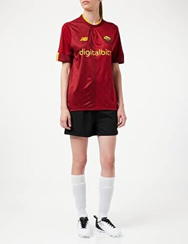 قميص جيرسيه رجالي باكمام قصيرة من روما 2022/23 مناسب للمنزل (عبوة من قطعة واحدة) in Kuwait