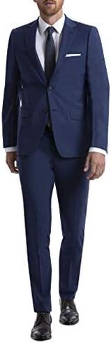 Calvin Klein Skinny Fit Men’s Suit Separates with Performance Stretch Fabric, Black, 34W x 30L in Saudi Arabia