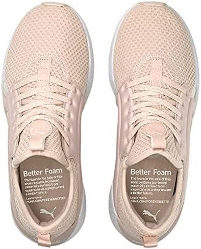 PUMA Women's Better Foam Adore Running Shoe, White-Frosty Green, 8 in Saudi Arabia