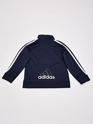 adidas Boys' Tricot Jacket & Pant Clothing Set (5, Bright Blue/Black) in Saudi Arabia
