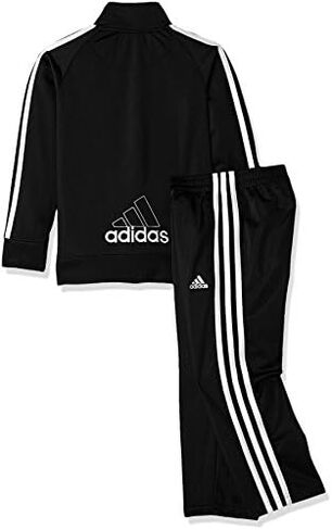 adidas Boys' Tricot Jacket & Pant Clothing Set (5, Bright Blue/Black) in Saudi Arabia
