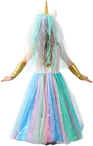 Princess Paradise Girl's Lovely Lady Unicorn Costume Dress, Large in Saudi Arabia