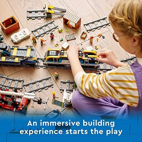 LEGO City Freight Train 60336 Building Toy Set with Powered Up Technology for Boys, Girls, and Kids Ages 7+ (1,153 Pieces) in Saudi Arabia