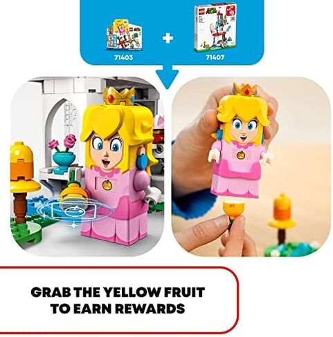 LEGO Super Mario Cat Peach Suit and Frozen Tower Expansion Set 71407 Building Toy Set for Kids, Boys, and Girls Ages 7+ (494 Pieces) in Saudi Arabia