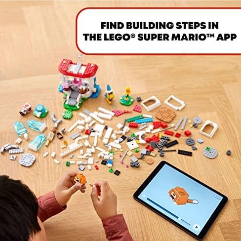 LEGO Super Mario Cat Peach Suit and Frozen Tower Expansion Set 71407 Building Toy Set for Kids, Boys, and Girls Ages 7+ (494 Pieces) in Saudi Arabia