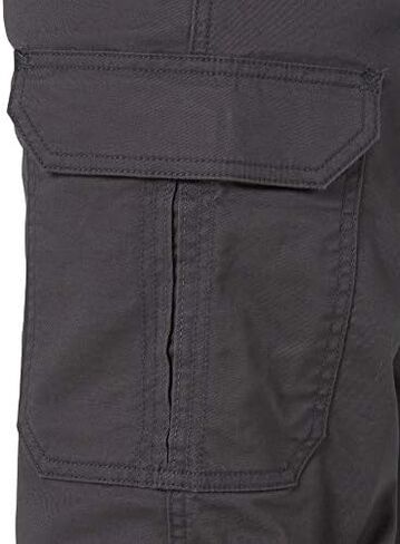 Lee Men's Performance Series Extreme Comfort Twill Straight Fit Cargo Pant, Charcoal, 32W x 30L in Kuwait