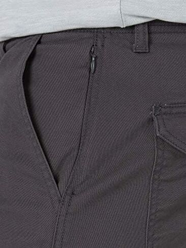 Lee Men's Performance Series Extreme Comfort Twill Straight Fit Cargo Pant, Charcoal, 32W x 30L in Kuwait