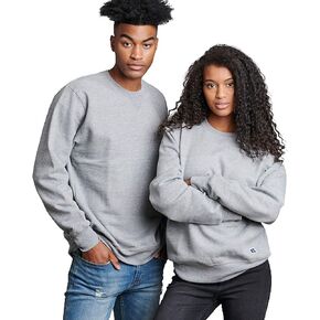 Russell Athletic Mens Cotton Rich 2.0 Premium Fleece Crewneck, Medium Grey Heather in Saudi Arabia