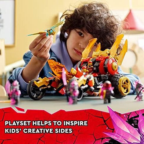 LEGO NINJAGO Kai’s Golden Dragon Raider 71773 Ninja Building Toy Set for Boys, Girls, and Kids Ages 8+ (624 Pieces) in Saudi Arabia