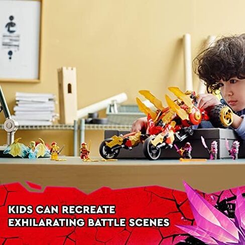 LEGO NINJAGO Kai’s Golden Dragon Raider 71773 Ninja Building Toy Set for Boys, Girls, and Kids Ages 8+ (624 Pieces) in Saudi Arabia