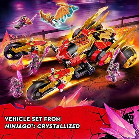LEGO NINJAGO Kai’s Golden Dragon Raider 71773 Ninja Building Toy Set for Boys, Girls, and Kids Ages 8+ (624 Pieces) in Saudi Arabia
