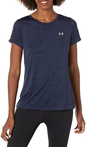 Under Armour Women's Standard Tech Twist T-Shirt, (717) Tourmaline Teal/Opal Green/Metallic Silver, XX-Large in Saudi Arabia