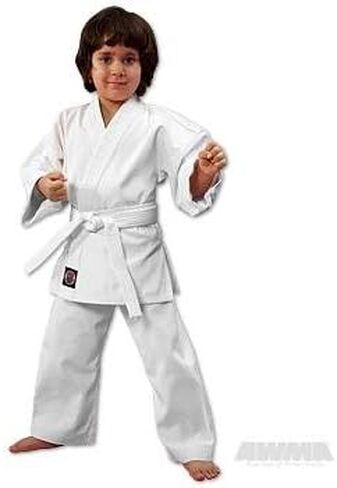 PROFORCE 6oz 100% Cotton Karate Gi/Uniform - White - Size 0 in Saudi Arabia