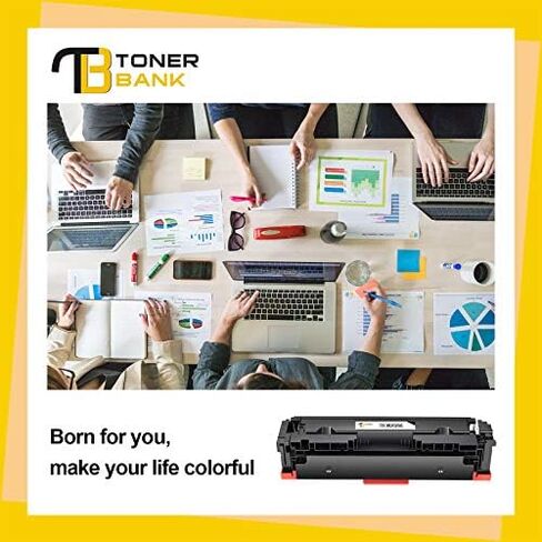 Toner Bank Compatible Toner Cartridge Replacement for HP 414A 414X 414 W2020A Work with Color Pro MFP M479fdw M454dw M479fdn M454dn M479 Laser Printer Ink (Black Cyan Magenta Yellow, 4-Pack) in Kuwait