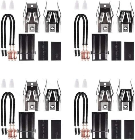 Eagleggo 330031 Range Receptacle Burner Receptacle Kit for Whirlpool Kenmore Sears and Roper Refrigerator Oven 814399 5303935058-4pk in Saudi Arabia