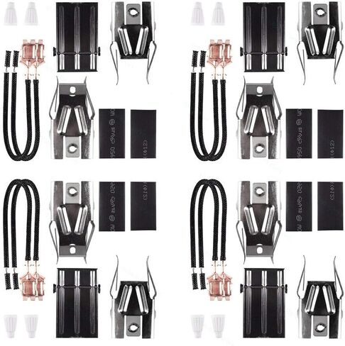 Eagleggo 330031 Range Receptacle Burner Receptacle Kit for Whirlpool Kenmore Sears and Roper Refrigerator Oven 814399 5303935058-4pk in Saudi Arabia