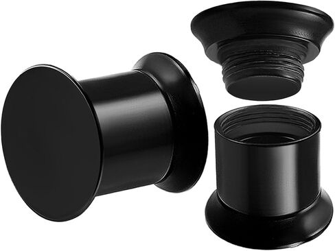 2pcs Internally Threaded Tunnels Screw Double Flared Plug Piercing Ear Gauge Expander Stretching C3VCT - Pick Size in Saudi Arabia