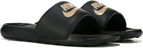 Nike Mens Benassi Solarsoft Slide Athletic Sandal (Black/Black/Metallic Gold, numeric_11) in Saudi Arabia