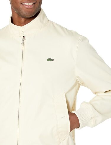 Lacoste Men's Solid Herringbone Cotton Jacket in Saudi Arabia