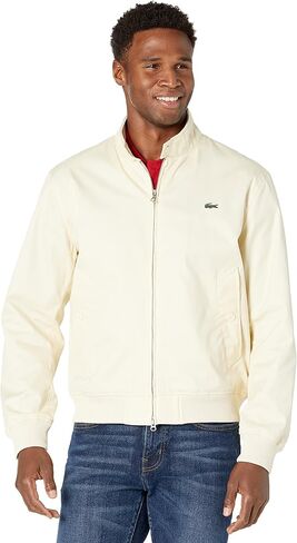 Lacoste Men's Solid Herringbone Cotton Jacket in Saudi Arabia