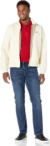 Lacoste Men's Solid Herringbone Cotton Jacket in Saudi Arabia