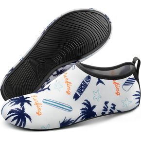 SAYOLA Barefoot Water Shoes for Women Men Breathable Sand Shoes and Quick-Dry Aqua Socks for Swim, Beach, Pool, Kayak, Yoga Sport Accessories, Camping Essentials - Must-Haves for Adults & Youth Sizes
