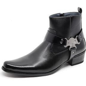 Metrocharm Diego-03 Men's Belt Chain Strap Western Cowboy Boots in Saudi Arabia