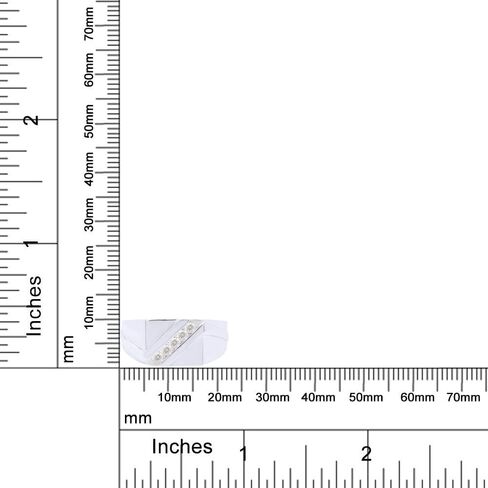SAVEARTH DIAMONDS 1/8 ct. t.w Round Cut Lab Created Moissanite Diamond Five Stone Men's Wedding Ring In 10K Or 14K Solid Gold (G-H Color, VVS1 Clarity, 0.12 Cttw) in Kuwait