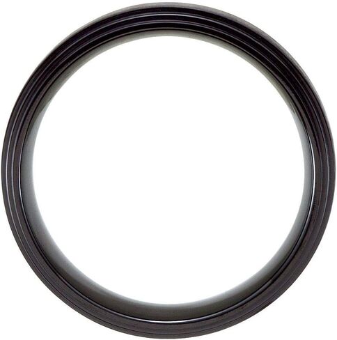 Sonia Jewels Black 8mm Double Ridged Wedding Band Ring in Saudi Arabia
