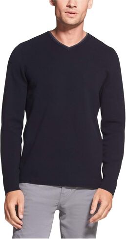 DKNY Mens V-Neck Pullover Sweater in Kuwait
