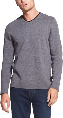 DKNY Mens V-Neck Pullover Sweater in Kuwait