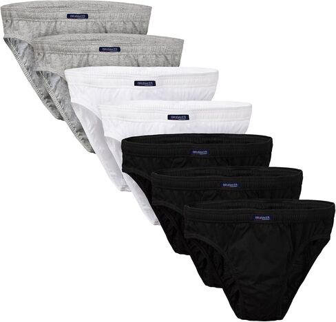 BRUBAKER Men's Basic Sport Brief - 7-Pack in Kuwait