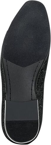 Amali The Original Men's Velvet Smoking Slipper with Rhinestone Embellished Strap Dress Shoe, Style Monarch in Kuwait