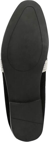 Amali The Original Men's Velvet Smoking Slipper with Rhinestone Embellished Strap Dress Shoe, Style Monarch in Kuwait