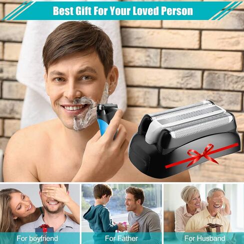 شفرة وقطاعة بديلة لماكينة الحلاقة من فيفيكام 32B متوافقة مع براون، خرطوشة كاسيت لشفرة الرأس البديلة لماكينة الحلاقة متوافقة مع براون سيريز 3 300S، 301S، 310S، 320S، 330S340S، 360S in Kuwait