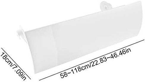 Adjustable Air Conditioner Deflector, Helps Cooling/Heating Air Circulation, Wind Baffle, Air Guide Cover in Kuwait