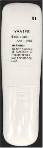 Meide YAA1FB White Orange Wholesale Universal Air Conditioner Remote Control for Lennox AC A/C Air Conditioning Remoto Controller Only for YAA1FB YAA1FBF YAA1FB1 YAA1FB1F (1, White) in Saudi Arabia