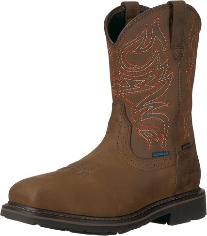 ARIAT Men's MNS Sierra Delta H2o Oily Dstrsd BRN Construction Boot in Saudi Arabia