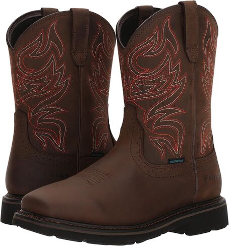 ARIAT Men's MNS Sierra Delta H2o Oily Dstrsd BRN Construction Boot in Saudi Arabia