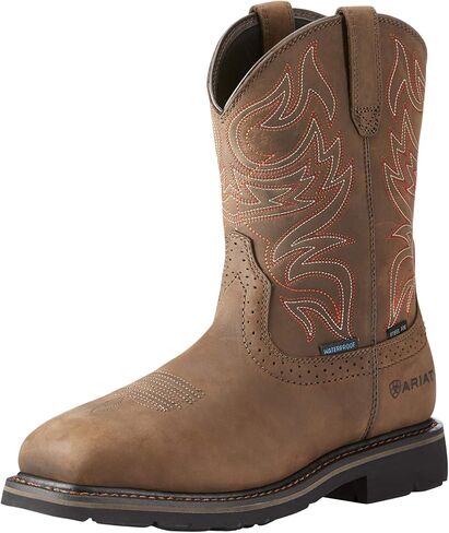 ARIAT Men's MNS Sierra Delta H2o Oily Dstrsd BRN Construction Boot in Saudi Arabia