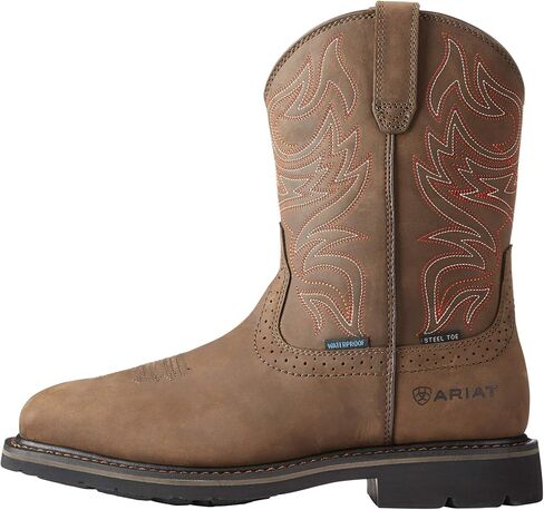 ARIAT Men's MNS Sierra Delta H2o Oily Dstrsd BRN Construction Boot in Saudi Arabia