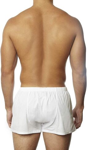 YUASA Mens Boxer - Comfortable Classic Woven (Poplin) Breathable Short Underwear in Saudi Arabia