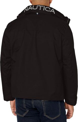 Nautica mens Classic Fit Embroidered Levy Bomber Jacket in Saudi Arabia