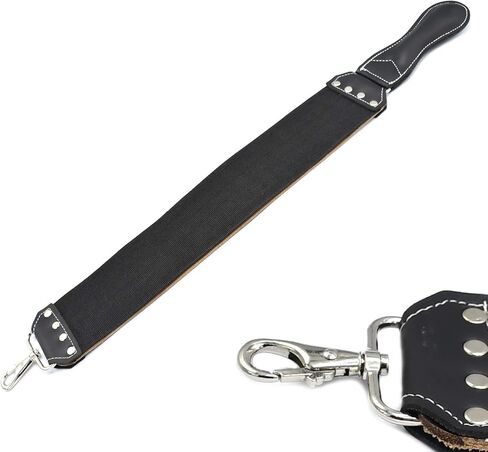 AAProTools Leather Straight Razor Strop. Dual Strap that will be a Great Addition for Any Straight Razor. (Brown) in Saudi Arabia