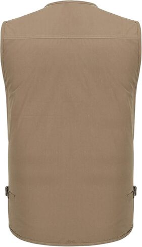 Spanye Men's Fishing Vest Alive Outerwear Multi-Pocket Vests Casual Work Sleeveless Jacket in Saudi Arabia
