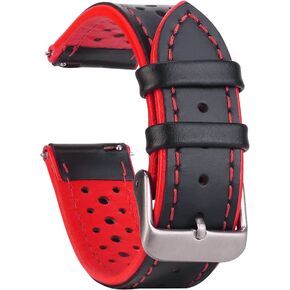 PONISDE Women's Men's Watch Bands Leather 22mm 20mm Watch Band Quick Release Watch Strap in Kuwait