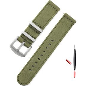 watchdives Nylon Watch Band 20mm 22mm Fast Release Watch Band Multicolor Replacement Watch Straps for Men Women