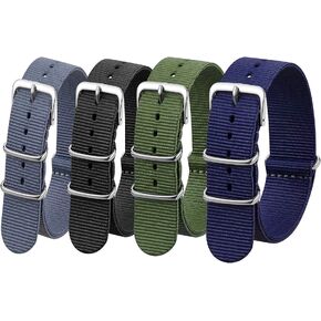 Premium Watch Bands Nylon Straps for Men Women Width 18mm,20mm,22mm